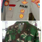 Kolase: Pakaian Seragam TNI Polri. FOTO: Ist