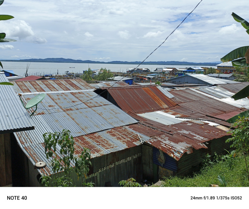 Inilah perkampungan RT 26 Kelurahan Nunukan Barat yang terancam dibongkar setelah wilayahnya dijual ke pengusaha Malaysia. FOTO: BT.Com