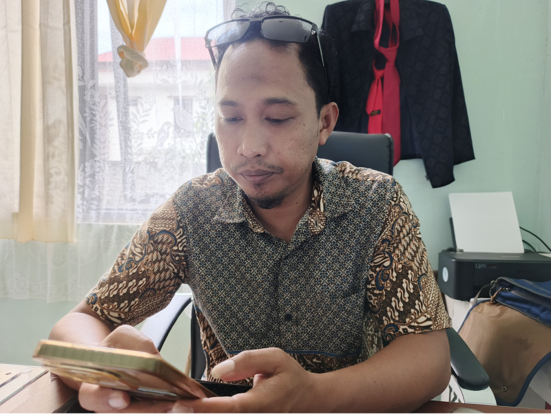 Dedi, Komisioner KPU NUnukan Divisi Data Pemilih dan Informasi, FOTO: BT.Com