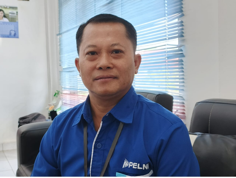 Kepala PT Pelni Cabang Nunukan, Junarto. FOTO: BT.Com