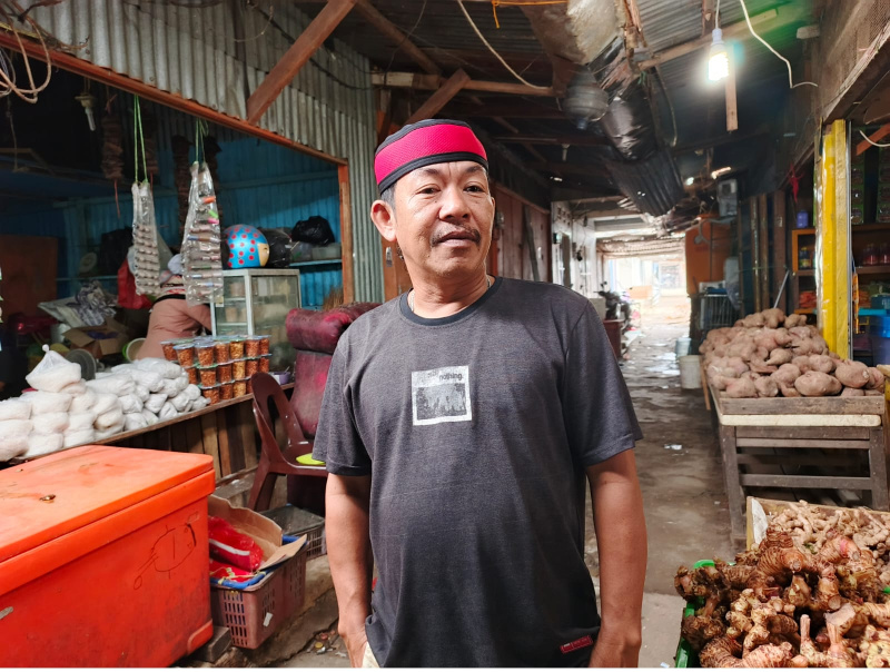 H Sofyan, Kepala Pasar Inhutani Kabupaten Nunukan. FOTO: BT.com