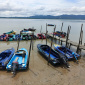 Penyeberangan Aji Putri yang terletak di samping Pelabuhan Tunon Taka Nunuka sebagai tempat perlintasan menggunakan speedboat ke Bambangan Pulau Sebatik. 