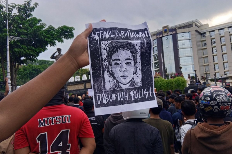 FOTO: Aksi demo di Jawa Tengah. Sumber: Doc 
