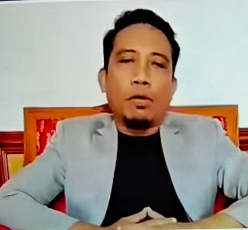 Muhammad Basri alias Basri Kajang alias Ombas. FOTO: Screenshot dari aplikasi tiktok